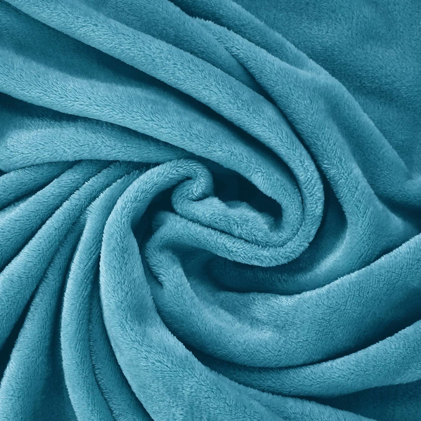 Exclusivo Mezcla Fleece Throw Blanket for Couch/Sofa/Bed,Plush Soft Blankets and Throws,Lightweight and Cozy-50" x 60" (Slate Blue)