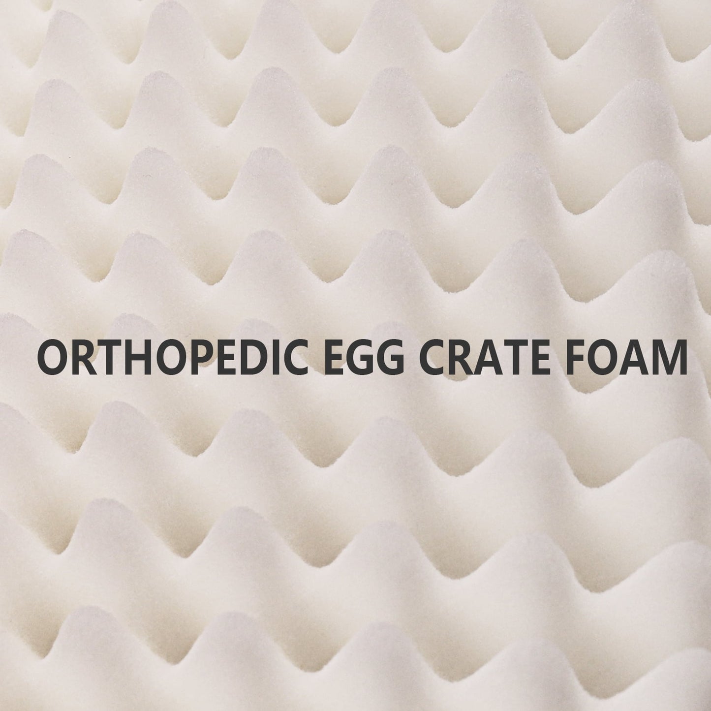 Exclusivo Mezcla Orthopedic Pet Bed for Medium Dogs 30"X20", Waterproof Dog Beds with Removable Washable Cover, Ivory