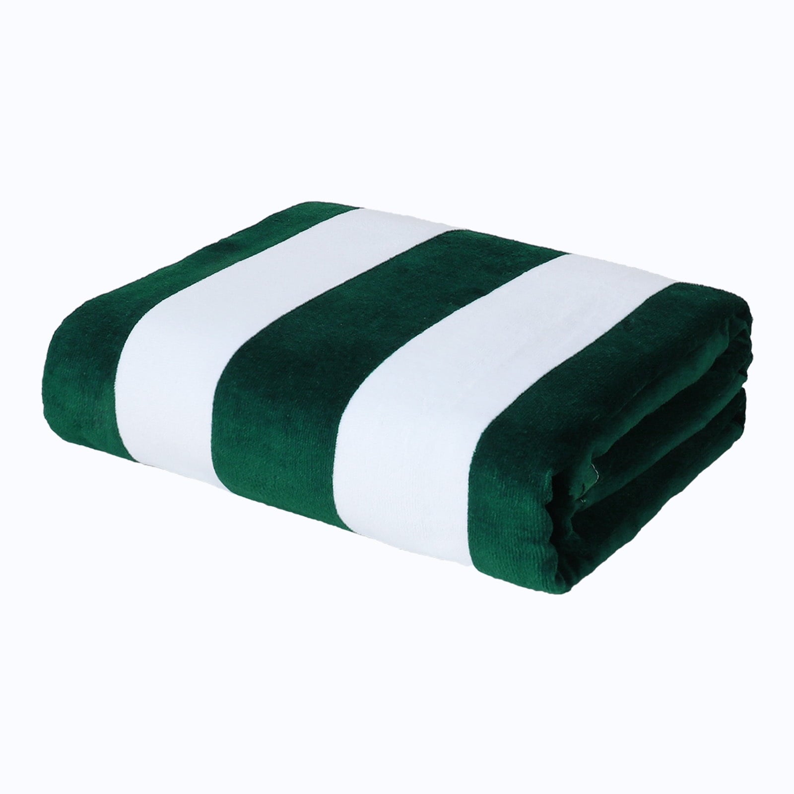 Oversized Beach Towel - 35"x70", 100% Cotton, Cabana Stripe | Quick Dry, Soft & Absorbent