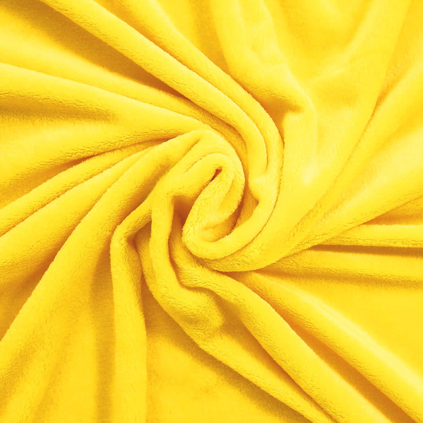 Exclusivo Mezcla Fleece Throw Blanket for Couch/Sofa/Bed,Plush Soft Blankets and Throws,Lightweight and Cozy-50" x 60" (Yellow )