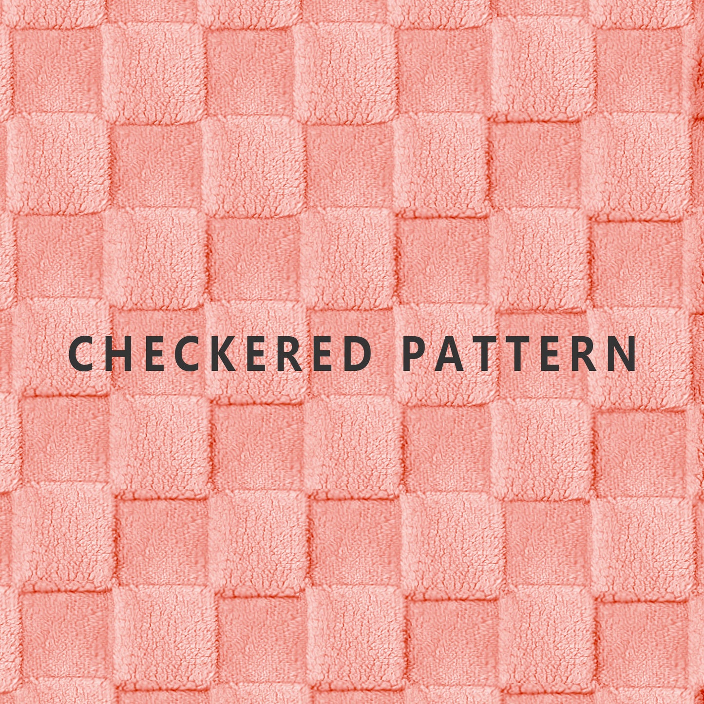 Exclusivo Mezcla Checkered Orthopedic Dog Bed for Medium Dogs 36''X24'', Waterproof Removable Washable Cover, Egg Crate Foam Pet Bed Mat, Pink