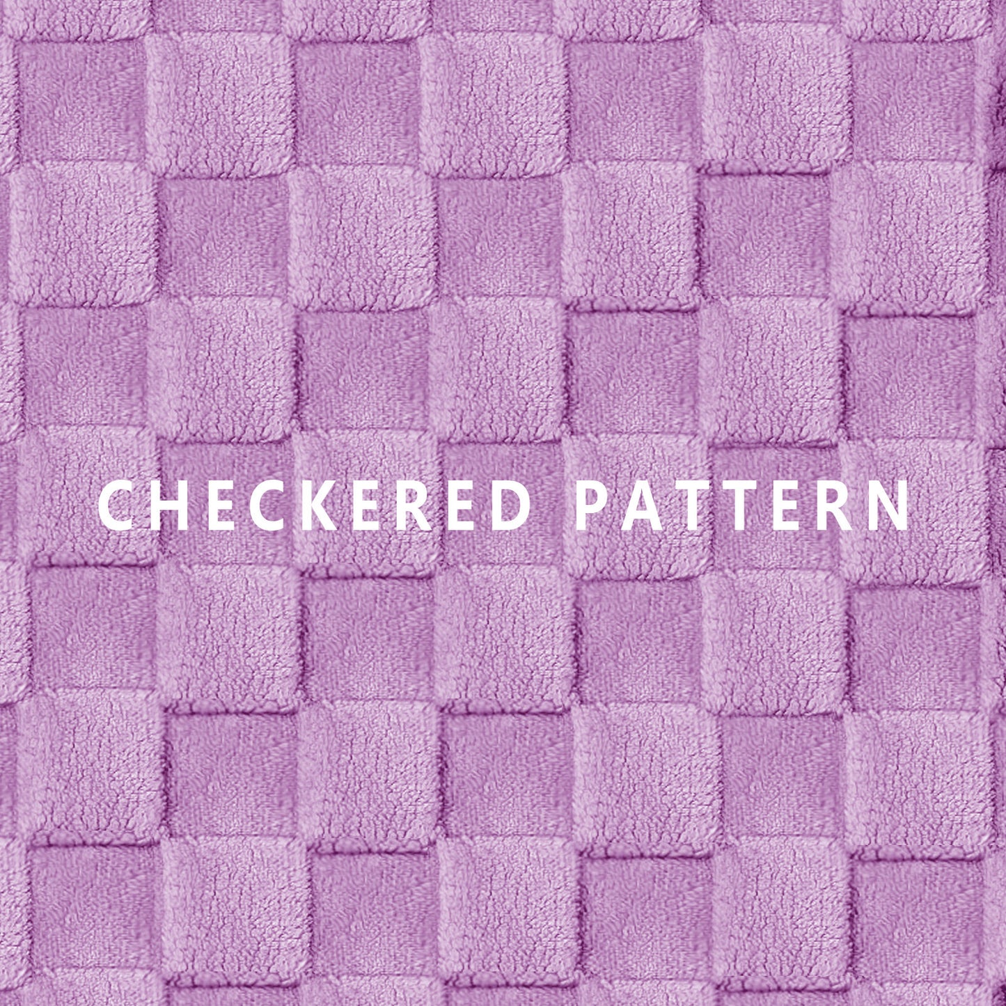 Exclusivo Mezcla Checkered Orthopedic Dog Bed for Medium Dogs 36''X24'', Waterproof Removable Washable Cover, Egg Crate Foam Pet Bed Mat, Purple