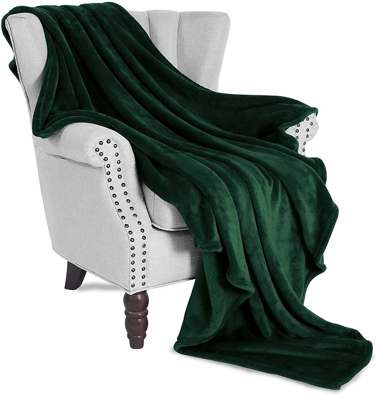 Exclusivo Mezcla Luxury Flannel Velvet Plush Throw Blanket