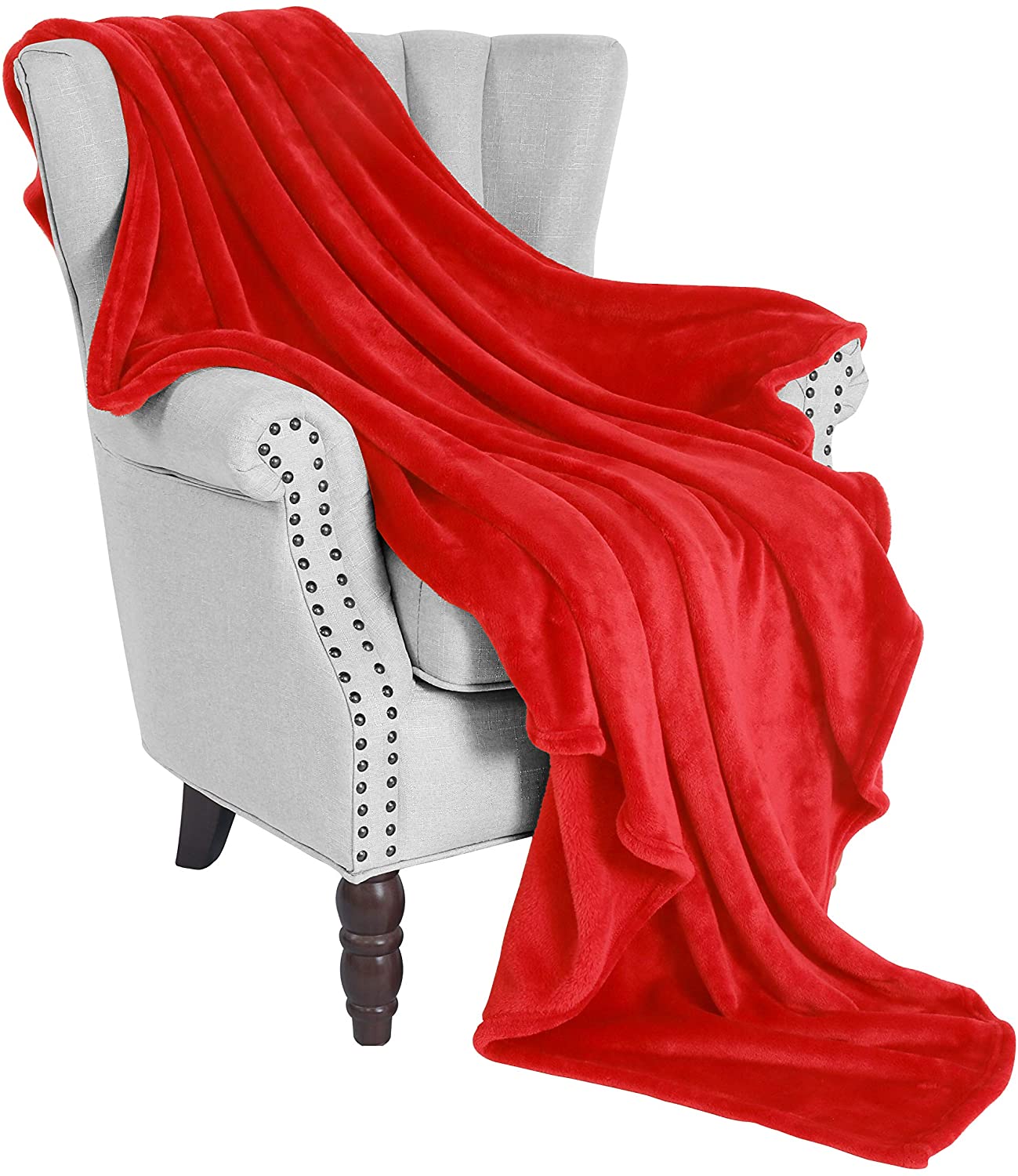 Exclusivo Mezcla Luxury Flannel Velvet Plush Throw Blanket