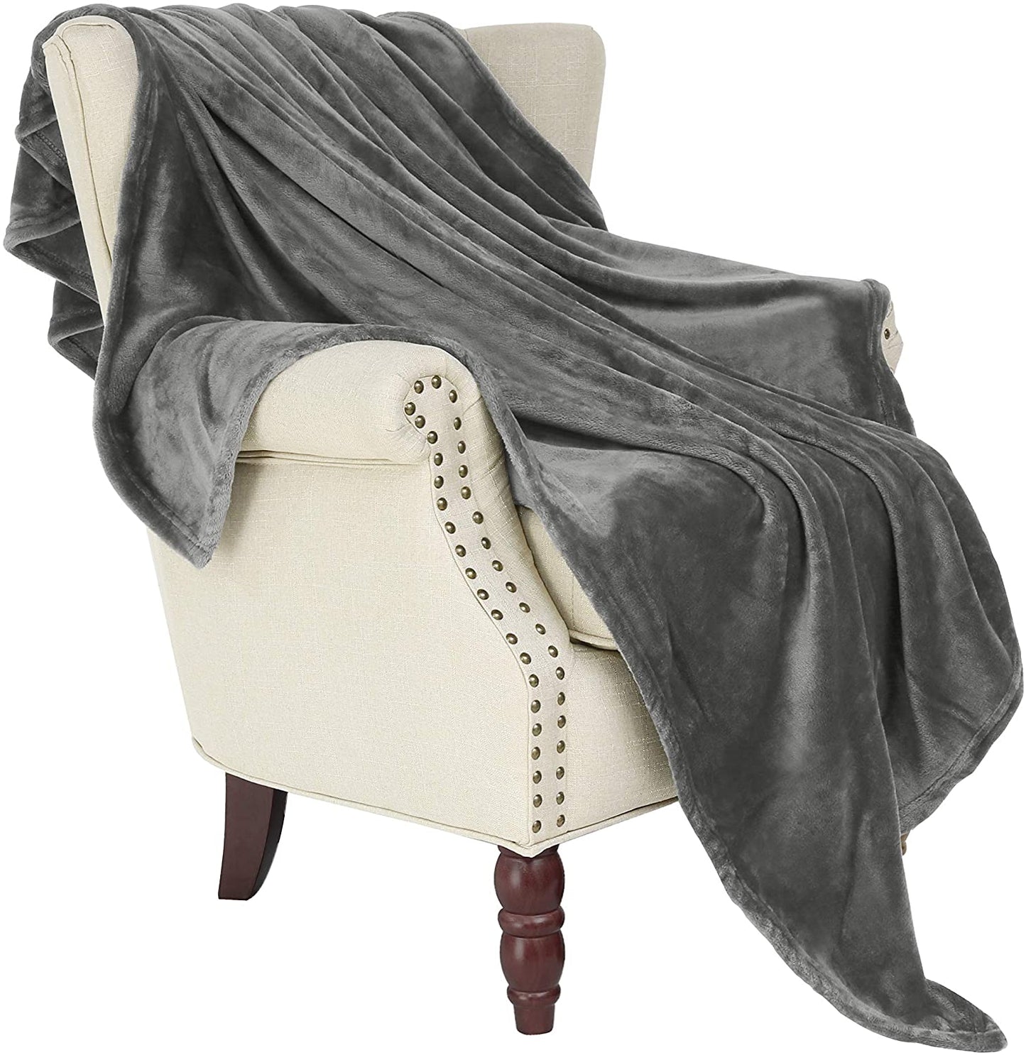 Exclusivo Mezcla Luxury Flannel Velvet Plush Throw Blanket