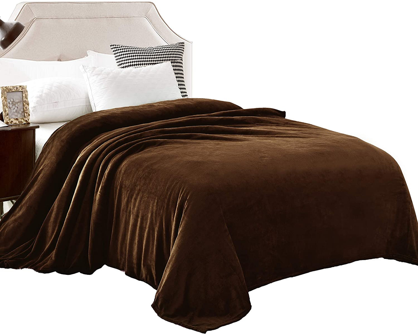 Exclusivo Mezcla Luxury Flannel Velvet Plush Throw Blanket