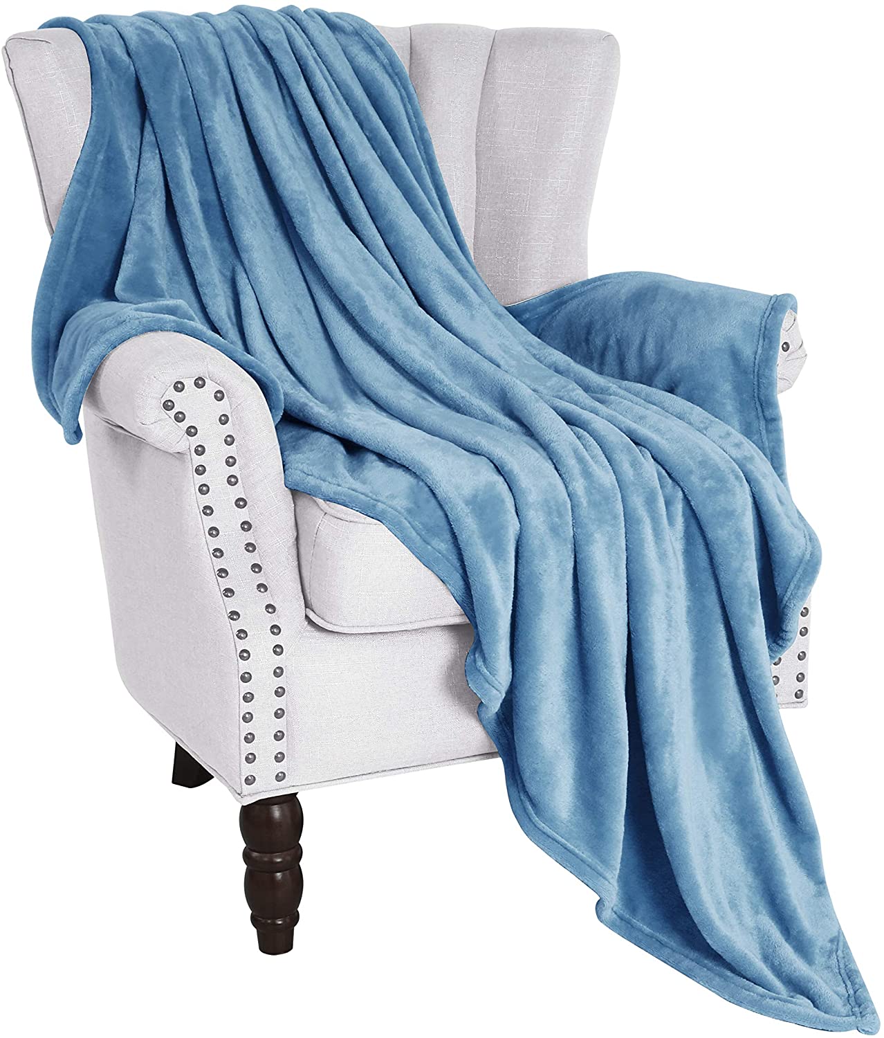Exclusivo Mezcla Luxury Flannel Velvet Plush Throw Blanket