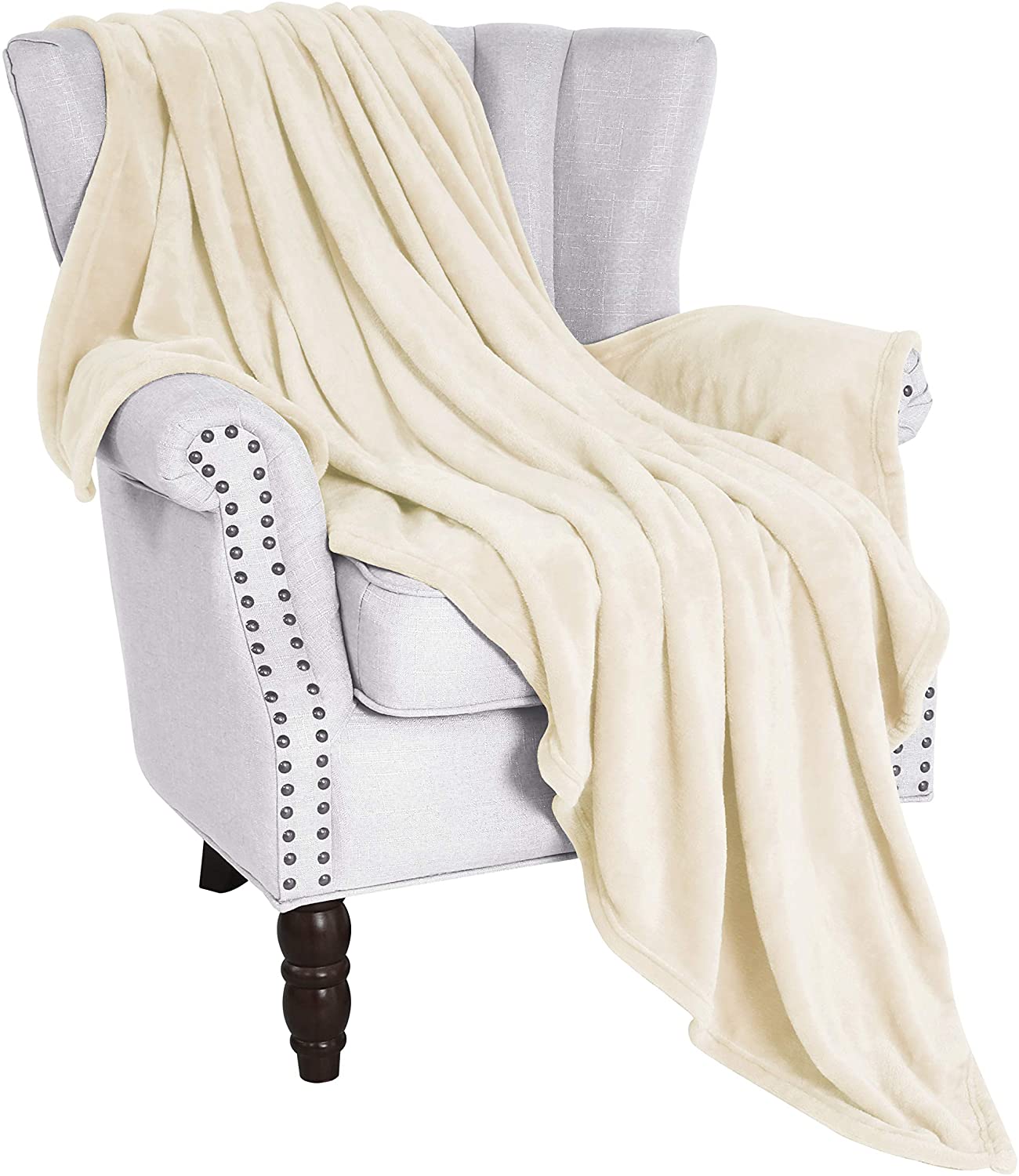 Exclusivo Mezcla Luxury Flannel Velvet Plush Throw Blanket