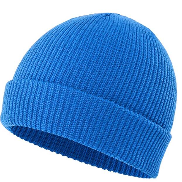 Exclusivo Mezcla Classic Men's Warm Winter Hats Acrylic Knit Cuff Beanie Cap Daily Beanie Hat