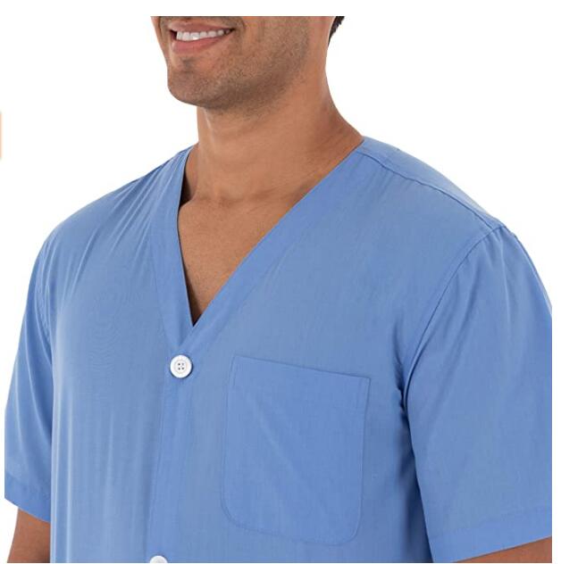 Exclusivo Mezcla Men's Broadcloth Short Sleeve Pajama Set