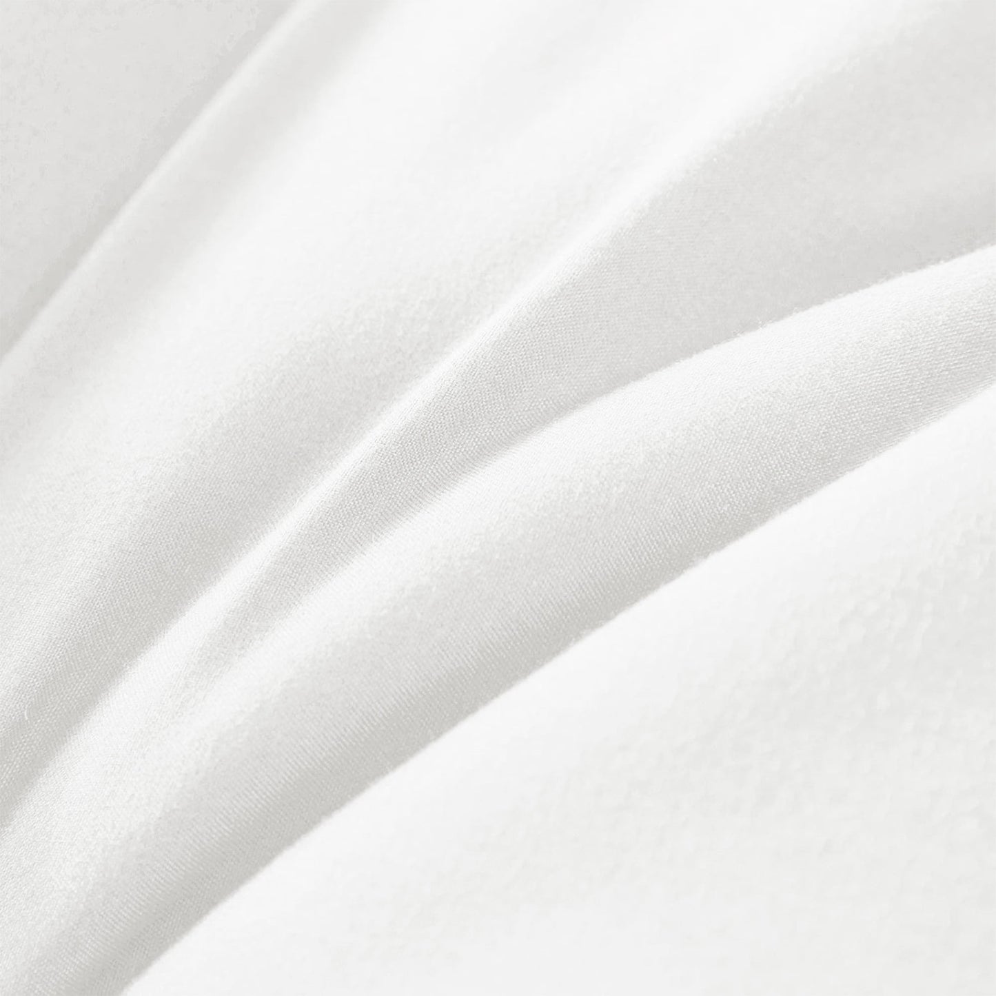 Exclusivo Mezcla Twin Comforter Set White, 3-Piece Solid Comforter Duvet Insert with Corner Tabs, Lightweight Bedding Down Alternative Comforter for All Seasons