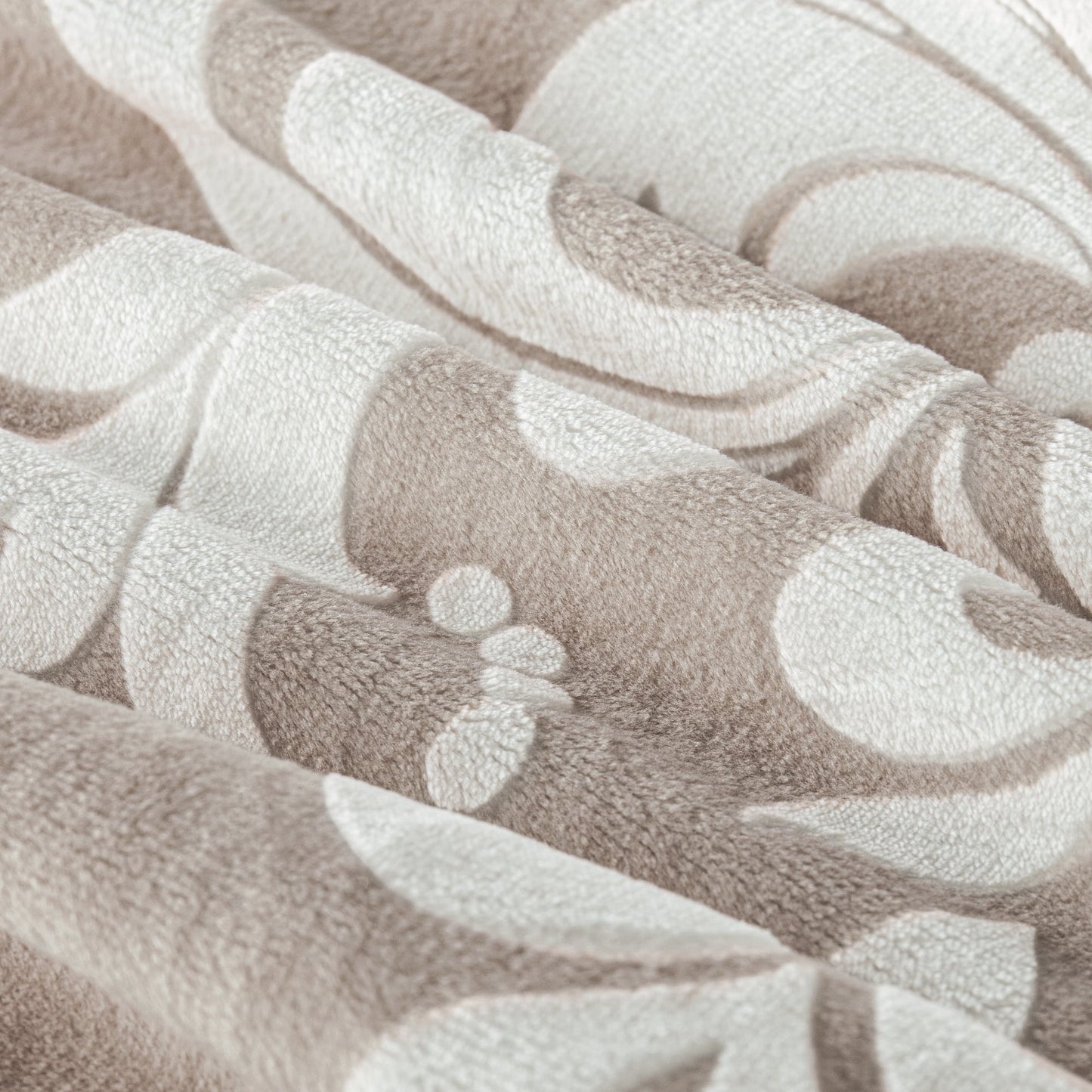 Exclusivo Mezcla Luxury Fuzzy King Size Comforter Set, 3 Pieces Boho Soft Warm Camel Comforters, Reversible Flannel Fluffy Bedding Comforter Sets for All Seasons