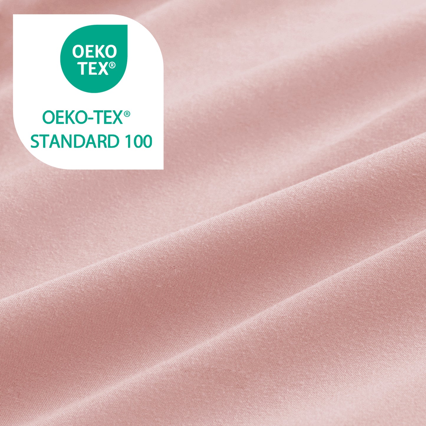 Exclusivo Mezcla Queen Bedding Duvet Cover Set, 3 Pieces Lightweight Comforter Cover with Pillow Shams (Pink and Light Grey)