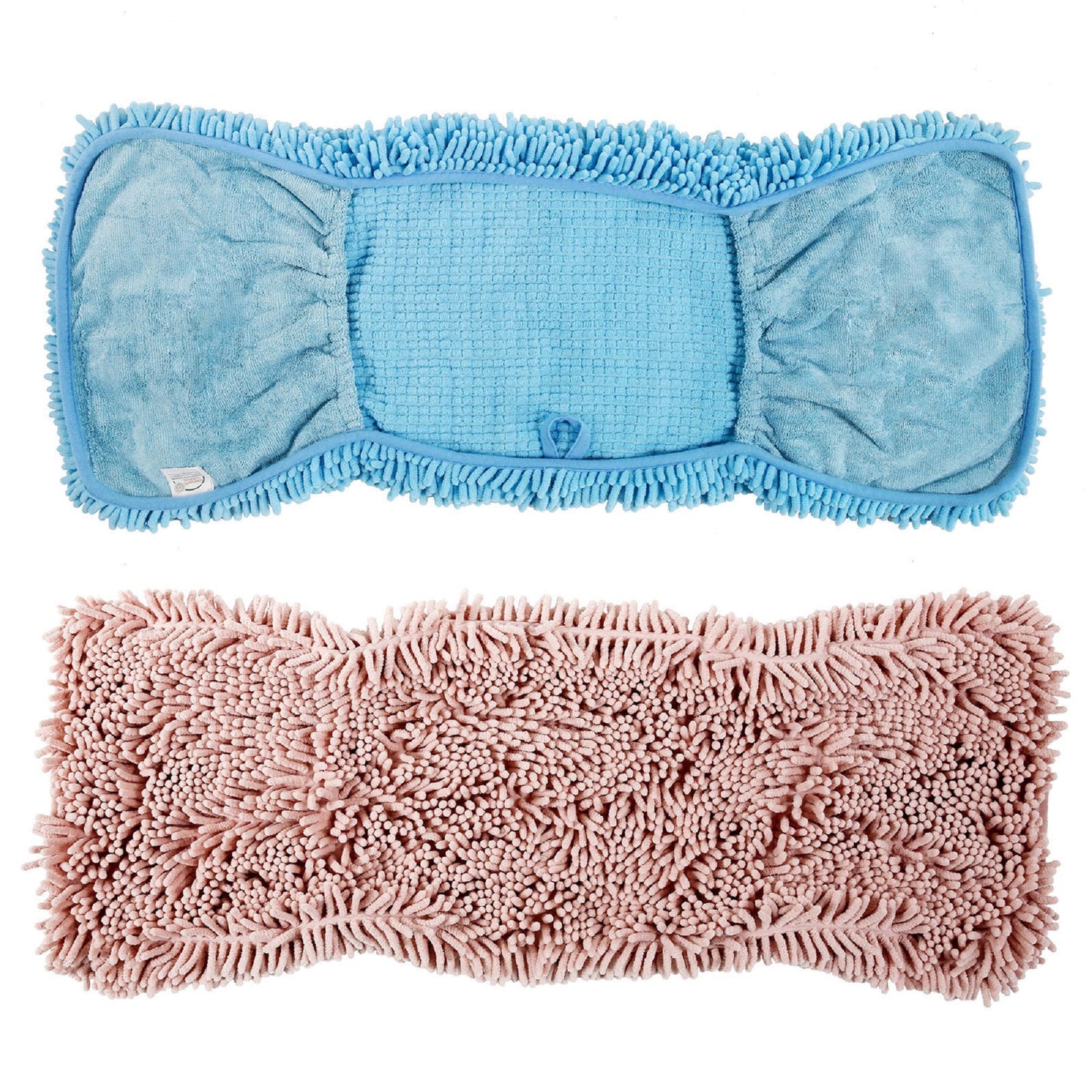 2 Pack Luxury Absorbent Dog Towels, (35"x15") Extra Large Microfiber Quick Drying Dog Shammy with Hand Pockets Pet Towel for Dog and Cat, Machine Washable (Blue+Pink)