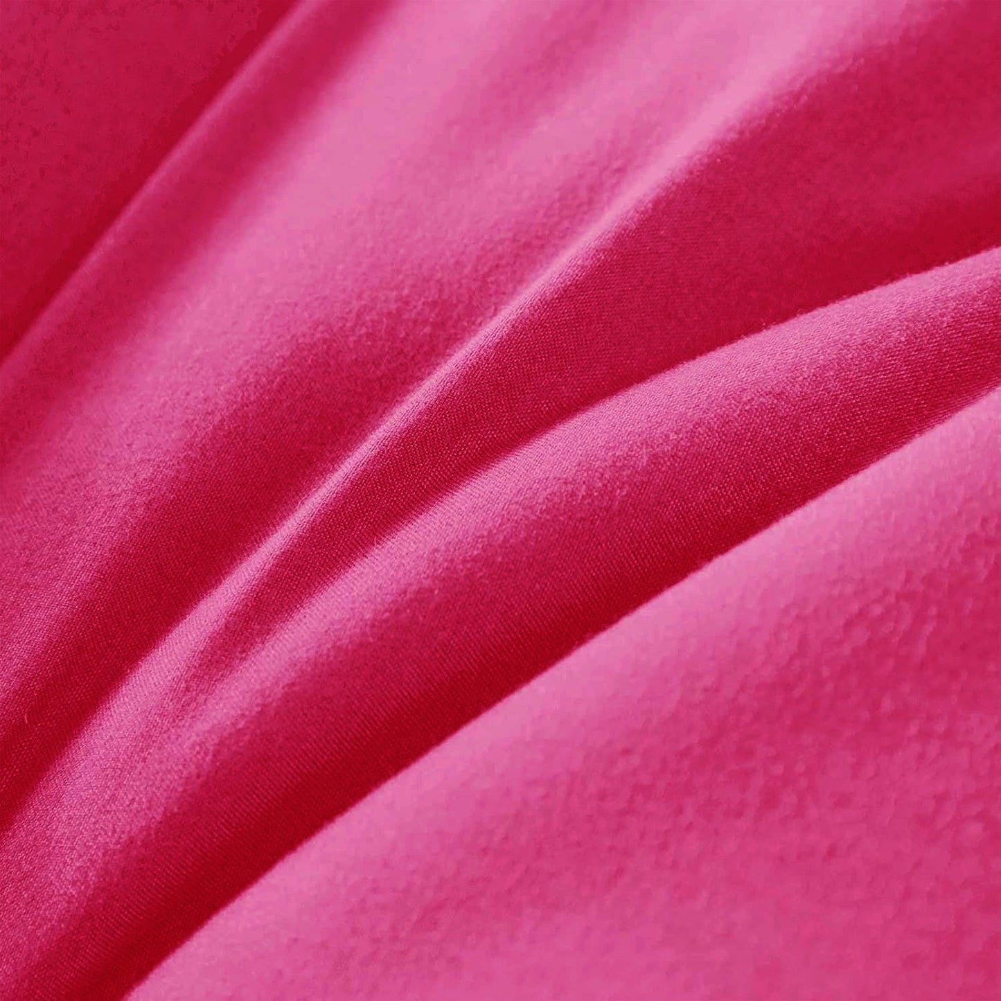 Exclusivo Mezcla Twin Comforter Set Hot Pink, 3-Piece Solid Comforter Duvet Insert with Corner Tabs, Lightweight Bedding Down Alternative Comforter for All Seasons