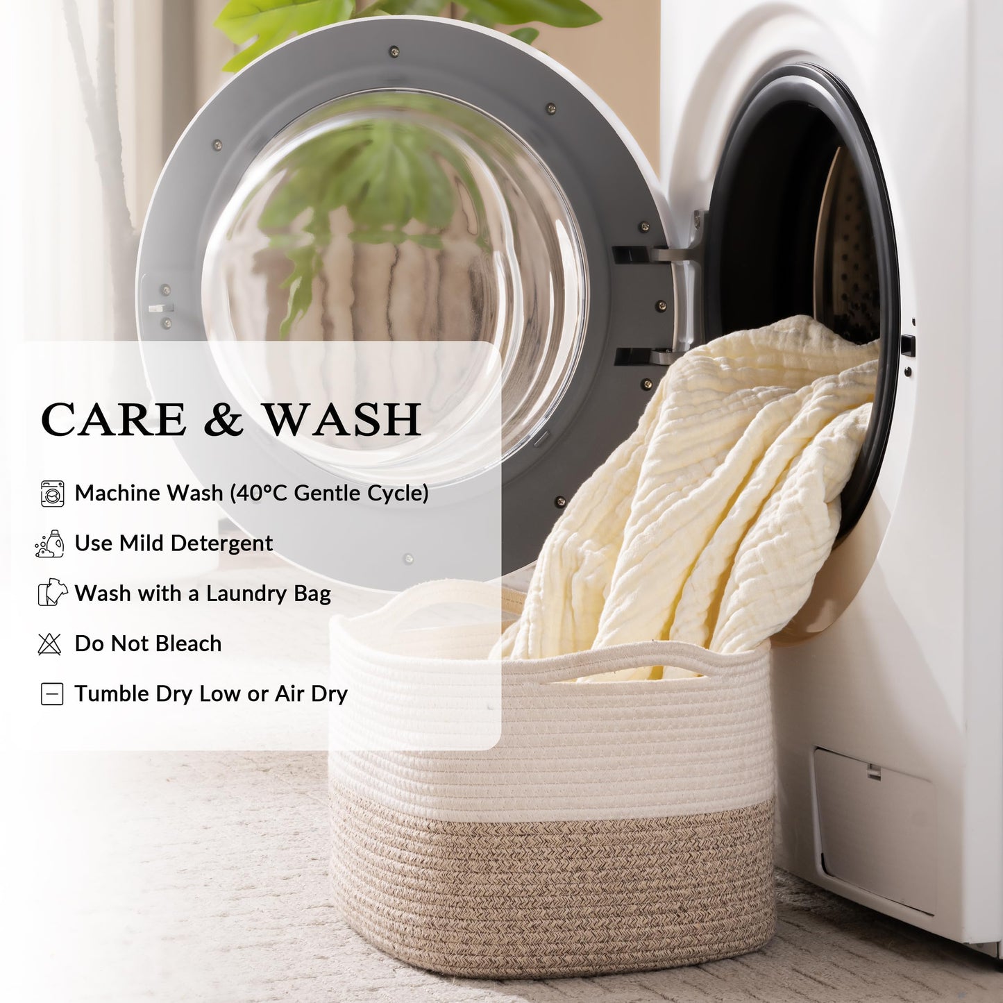 Exclusivo Mezcla 100% Cotton Muslin King Size Blanket 90"x104",6 Layers Breathable and Lightweight Ivory Gauze Blankets