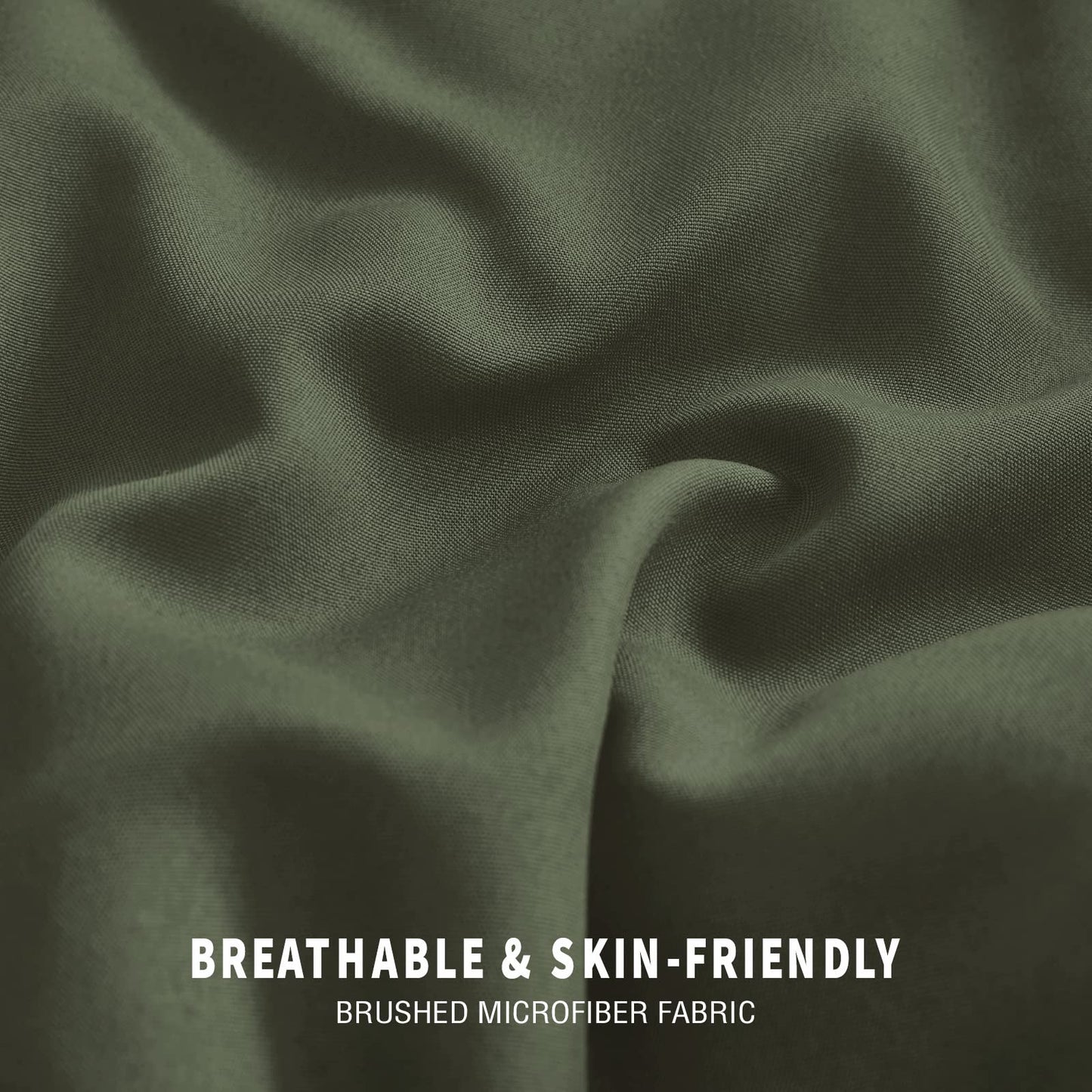 Exclusivo Mezcla Lightweight Reversible 3-Piece Comforter Set All Seasons, Down Alternative Comforter with 2 Pillow Shams, Oversized King Size, Emerald/Mint