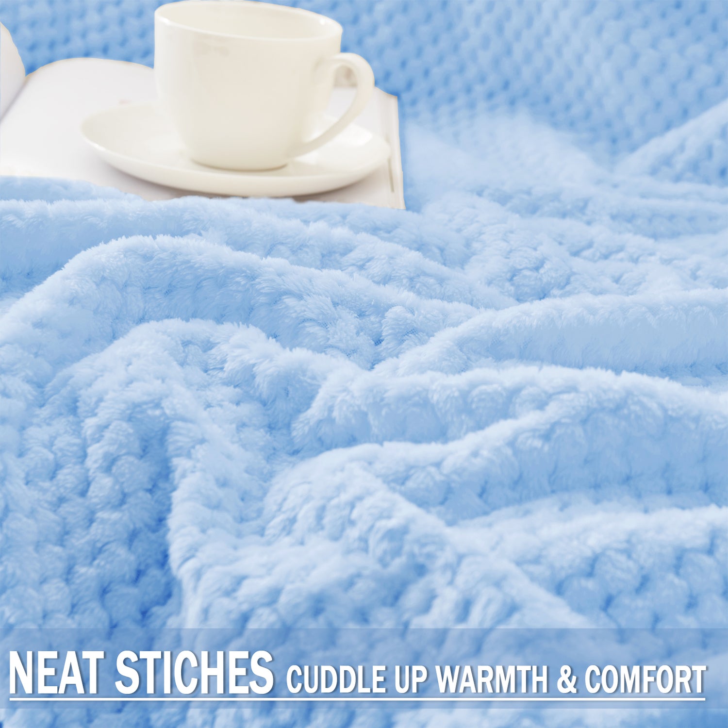 Exclusivo Mezcla Pluche Fuzzy Large Fleece gooit en dekens, 230 x 270 cm, Grijsgroen Exclusivo Mezcla Pluche Fuzzy Large Fleece gooit en dekens, 230 x 270 cm, Grijsgroen