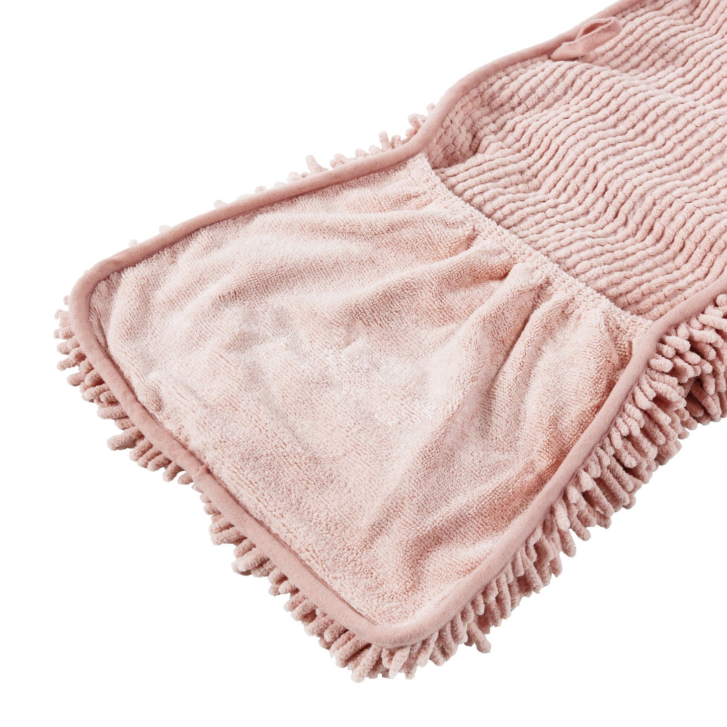 Absorbent Dog Towel, Extra Large (35"x15") Quick Drying Dog Bath Towel with Hand Pockets, Microfiber Shammy Pet Towel for Dog and Cat, Machine Washable (Pink)