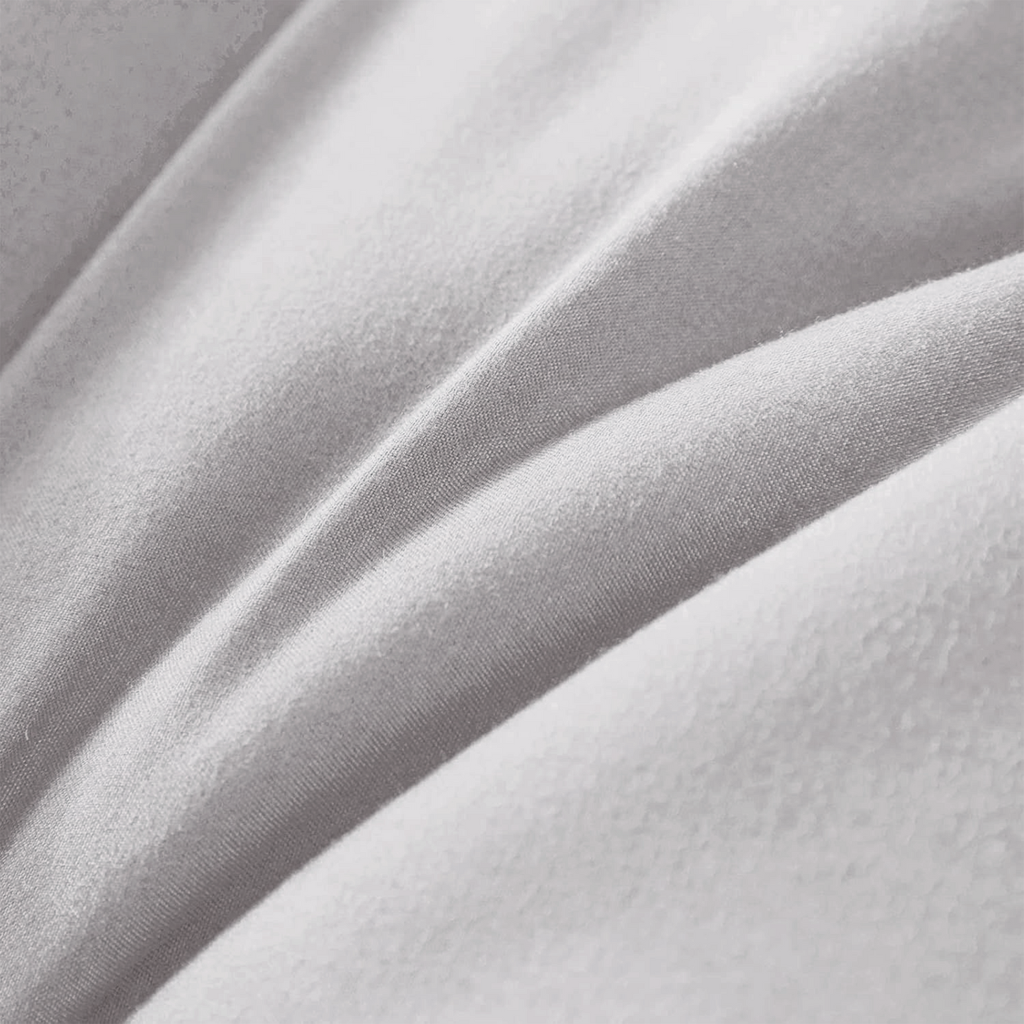 Exclusivo Mezcla King Comforter Set Light Grey, 3-Piece Solid Comforter Duvet Insert with Corner Tabs, Lightweight Bedding Down Alternative Comforter for All Seasons