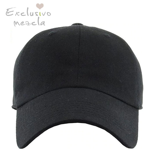 Exclusivo Mezcla Original Classic Low Profile Cotton Hat Men Women Baseball Cap Dad Hat Adjustable Unconstructed Plain Cap