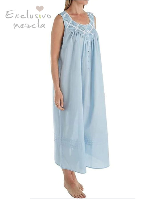 Exclusivo Mezcla Poetic Lawn Ballet Woven Nightgown