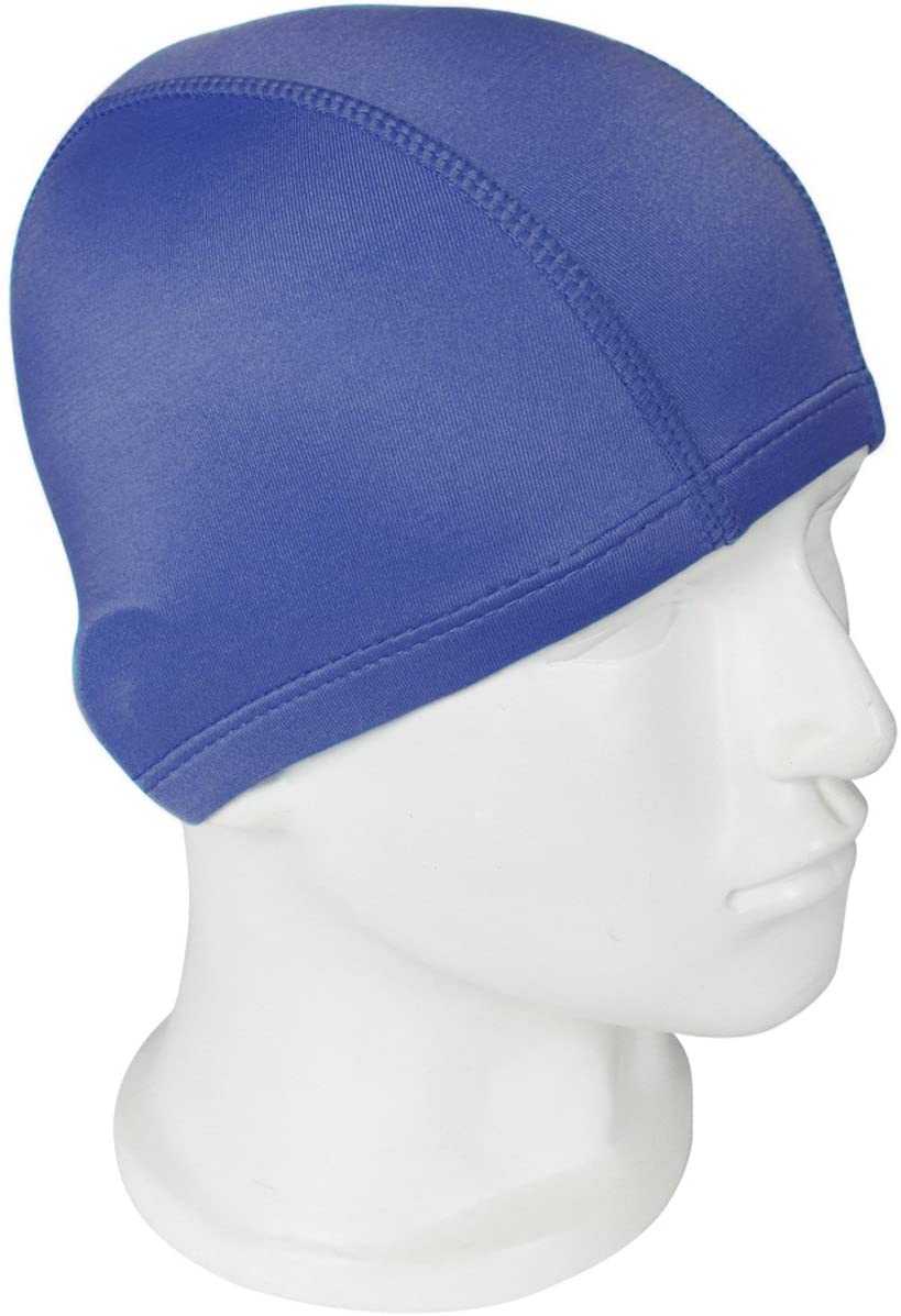 Exclusivo Mezcla 2PCS Dark Blue Color Superior Cloth Fabric Bathing Cap Swimming Cap