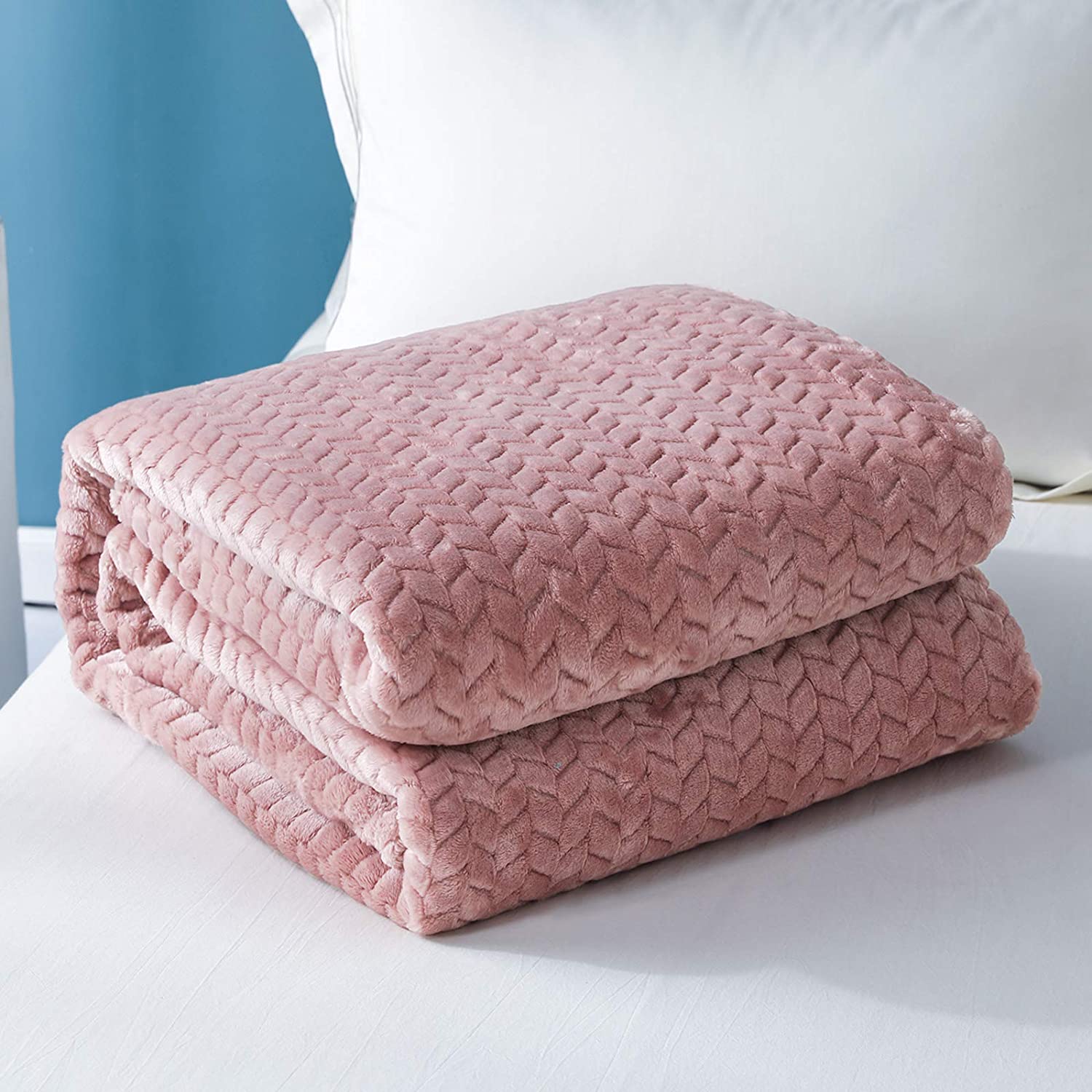 Large hotsell pink throw
