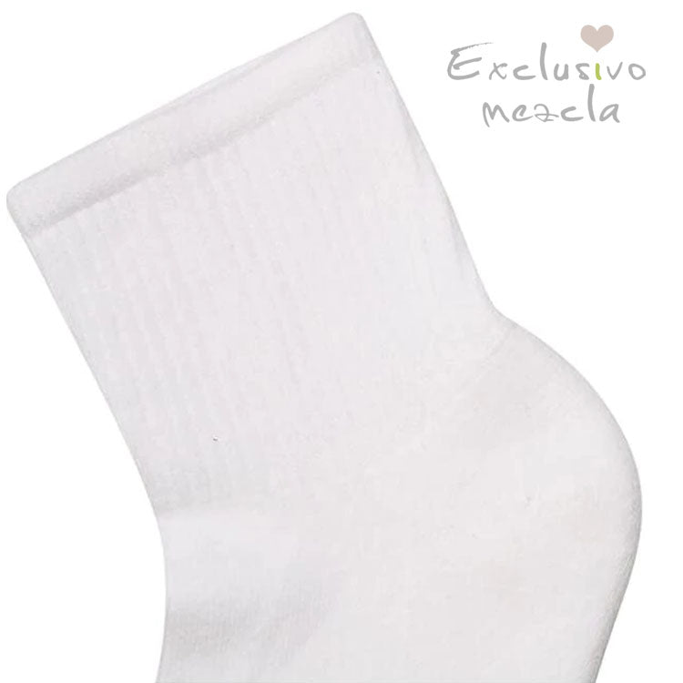 Exclusivo Mezcla Women's Mini Crew Sock 6-Pack