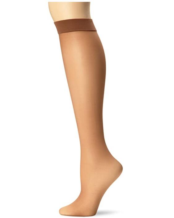 Exclusivo Mezcla Silk Reflections Women's Knee High With No Slip Band